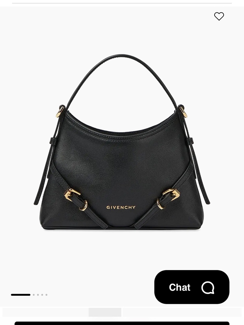 Givenchy Black Leather Top-Handle Bag